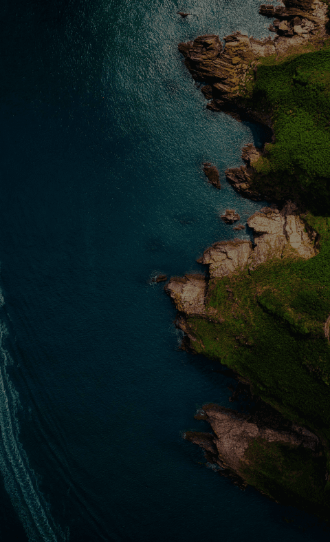 Coastal aerial view